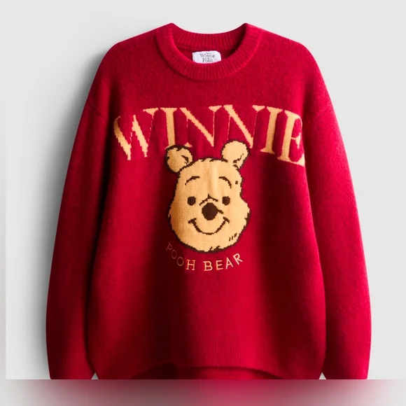 Disney Red and Yellow Winnie the Pooh Sweater Price Firm Oversized - Price Firm - Picture 2 of 7